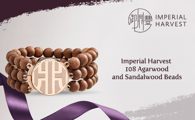 Imperial Harvest 108 Agarwood and Sandalwood Beads