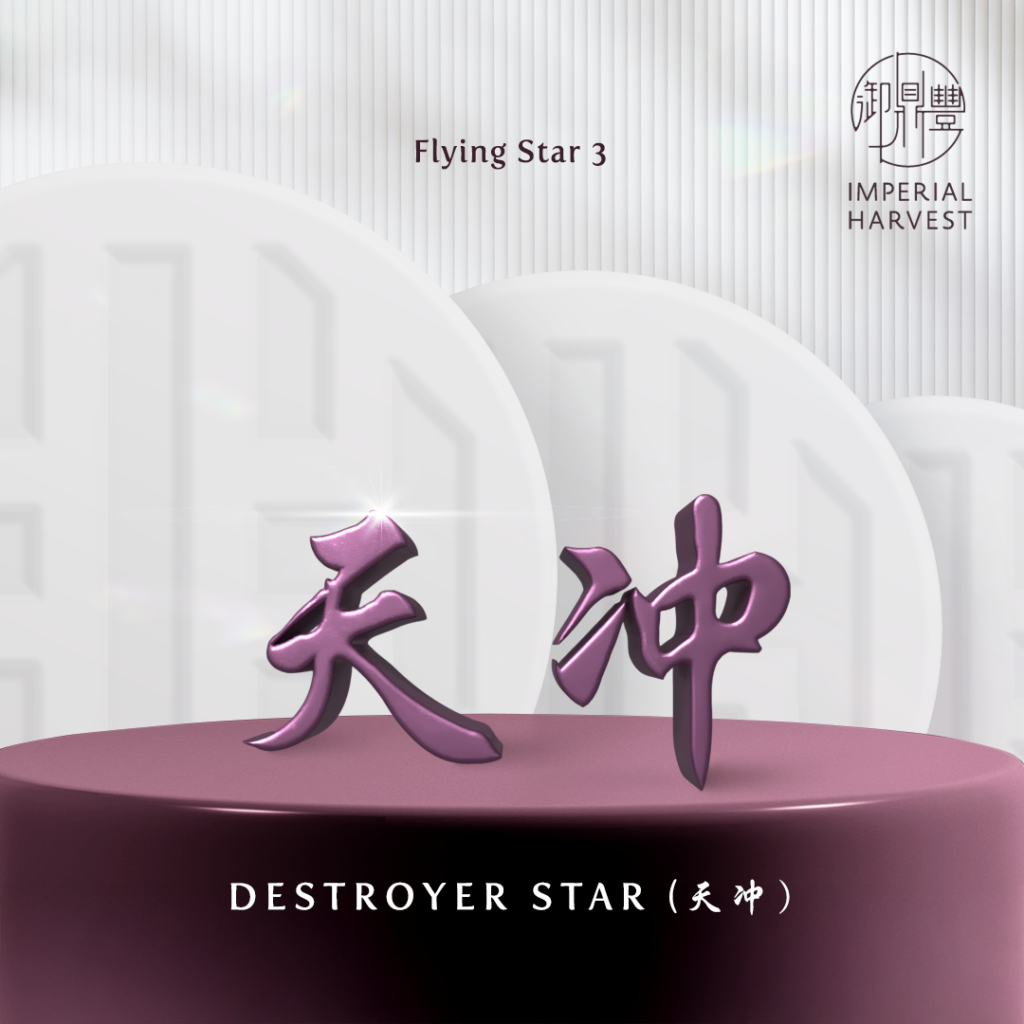 Flying Star 3 — Destroyer Star (天冲 tiān chōng)