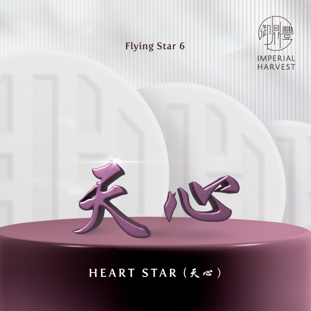 Flying Star 6 — Heart Star (天心 tiān xīn)