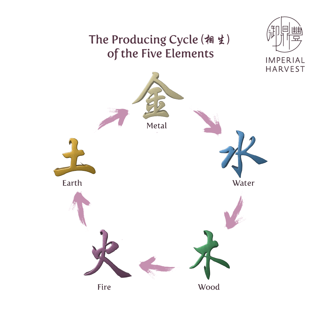 Five Elements (五行) in Chinese Metaphysics Imperial Harvest