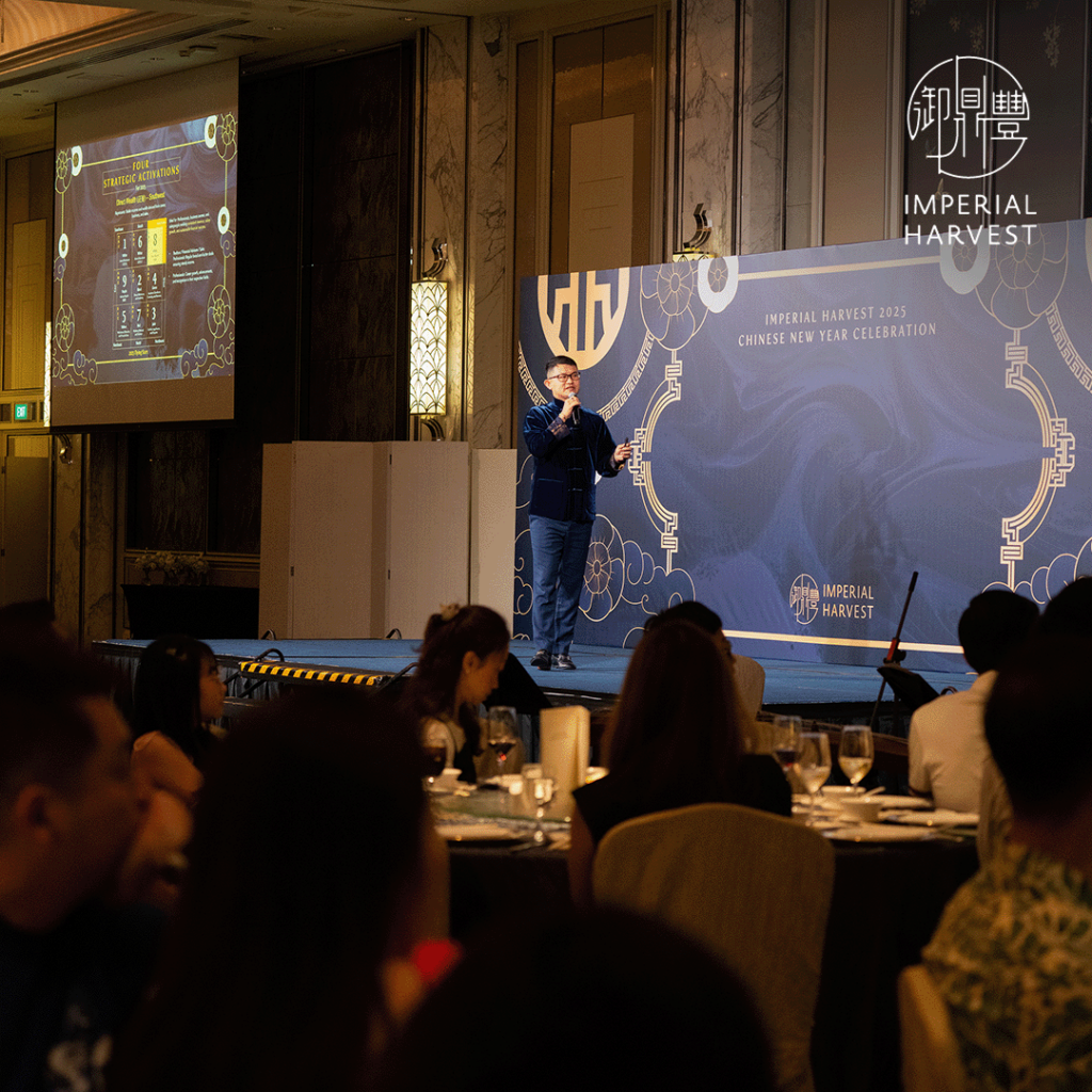 Master David conducting Feng Shui talks at Imperial Harvest 2025 Chinese New Year Celebration