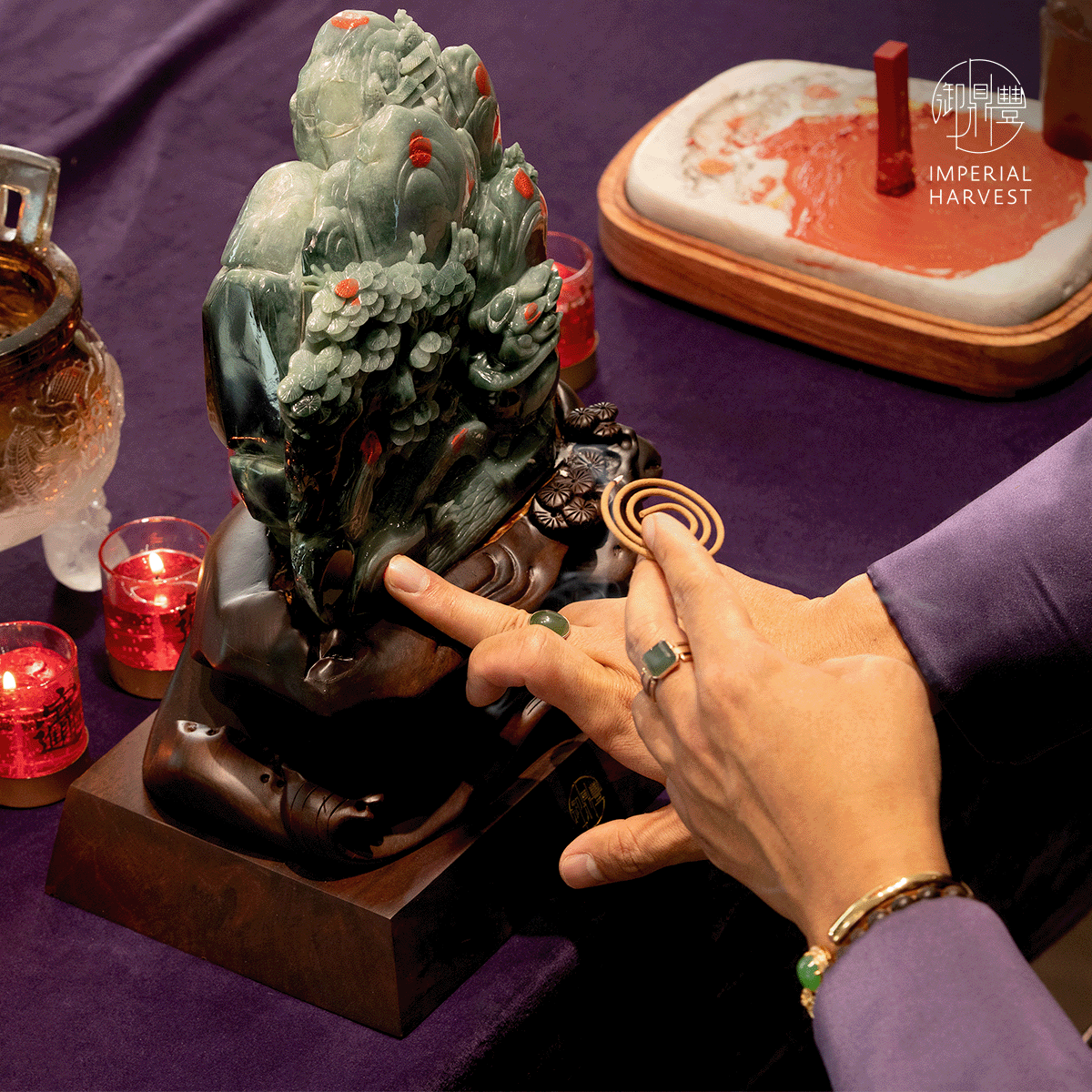 Anointing with Imperial Harvest Vermillion