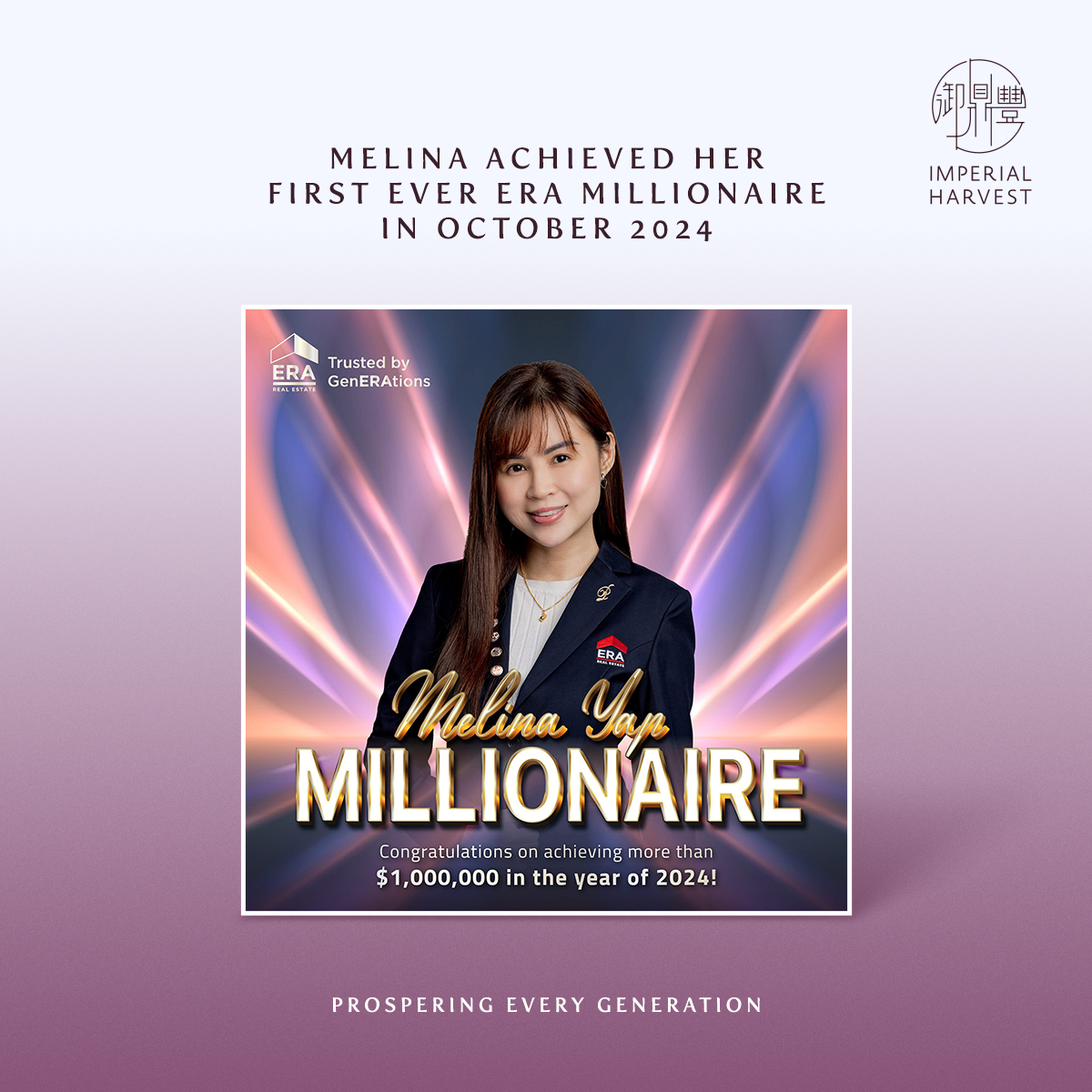 Blog 09.19 Imperial Harvest Stories Melina ERA Millionaire 2024