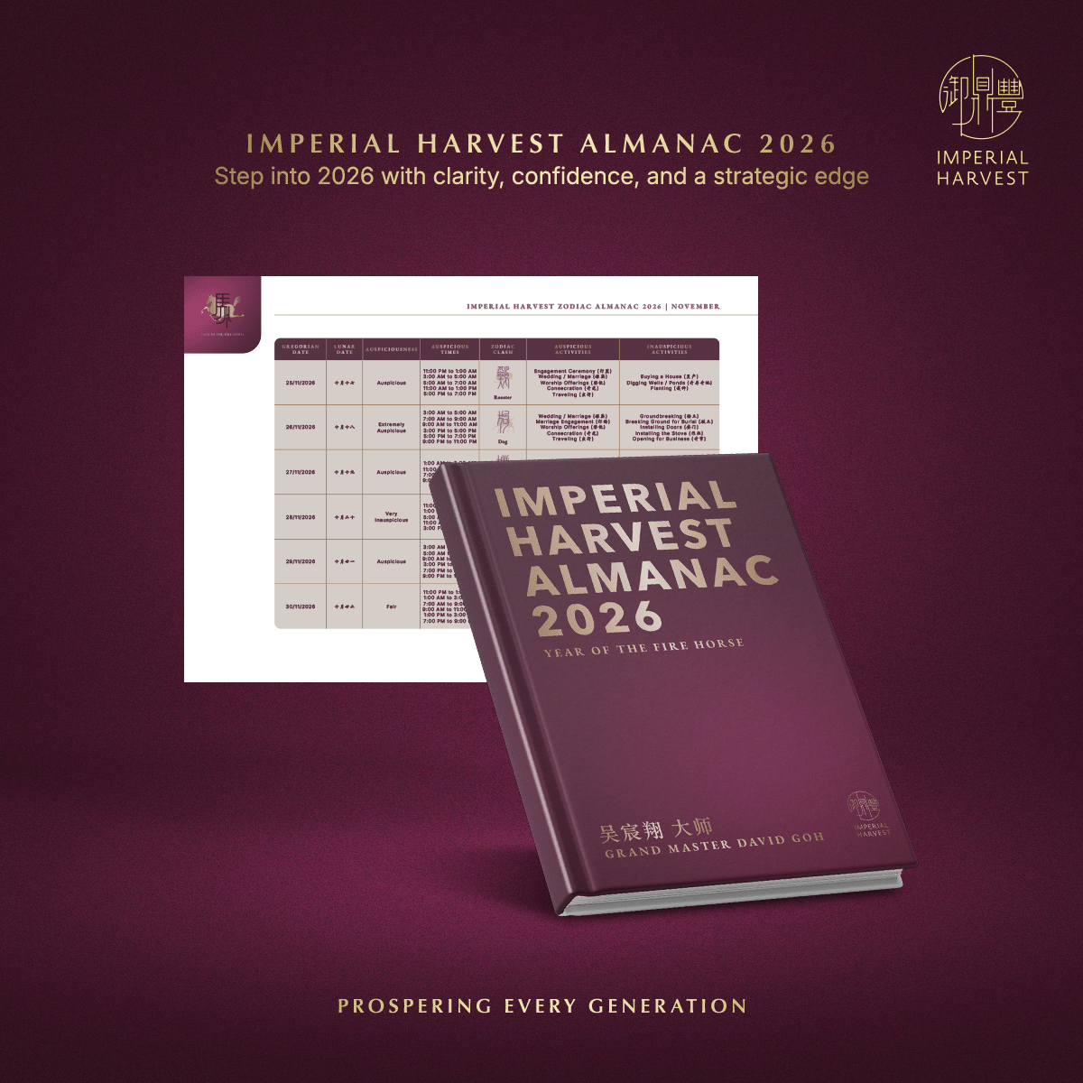 Blog 01.09 Chinese New Year 2026 Auspicious Dates and Calendar Crimson Horse Year