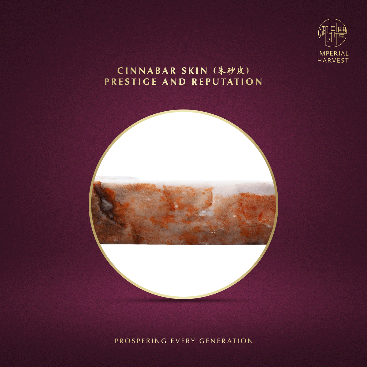 Blog 01.09 Imperial Harvest White Inkstone – Wall of China Edition Cinnabar Skin