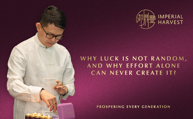 Why Luck Is Not Random, and Why Effort Alone Can Never Create It?