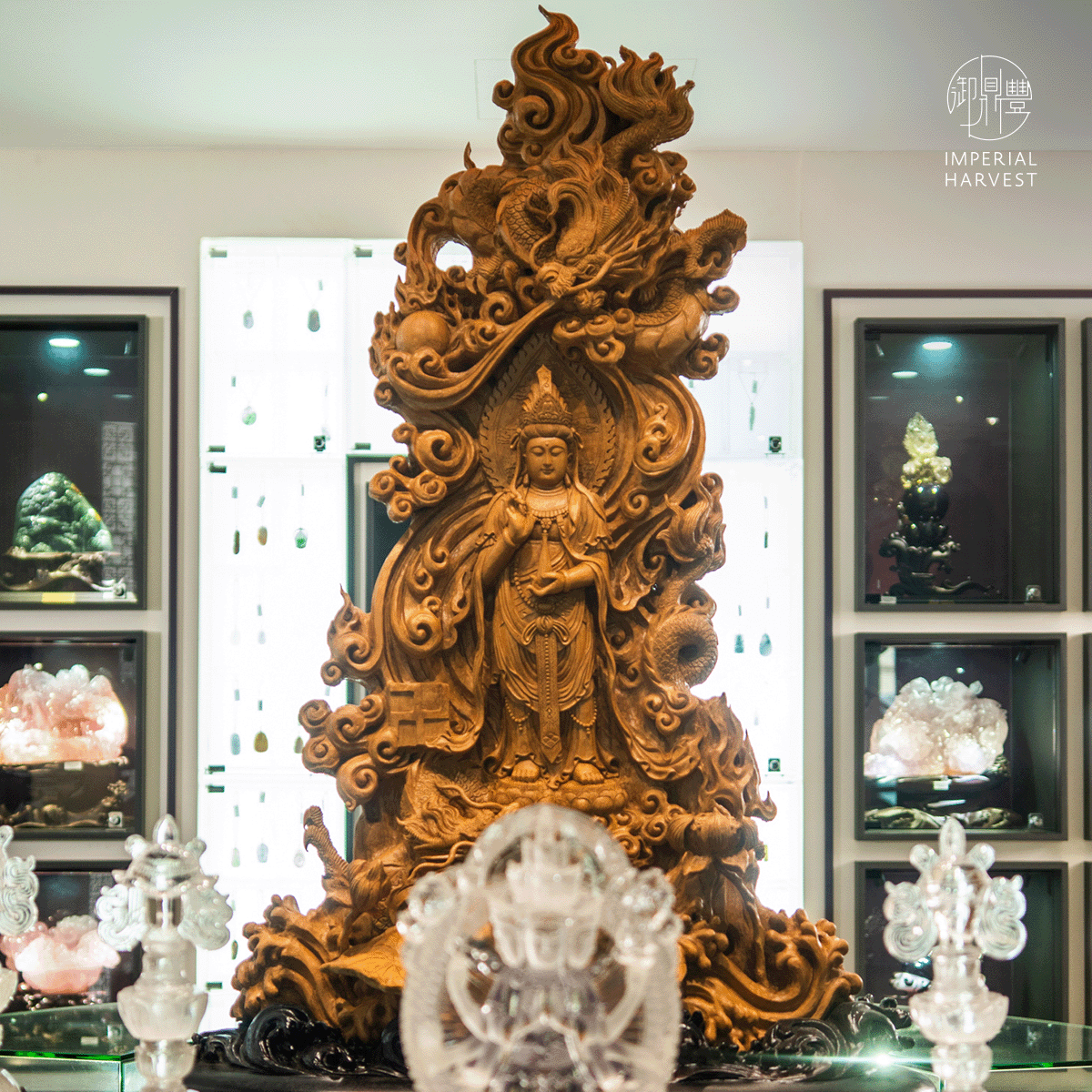 Blog 03.13 The Sacred Altar Reading the Ritual Setup Agarwood Double Dragon Guan Yin