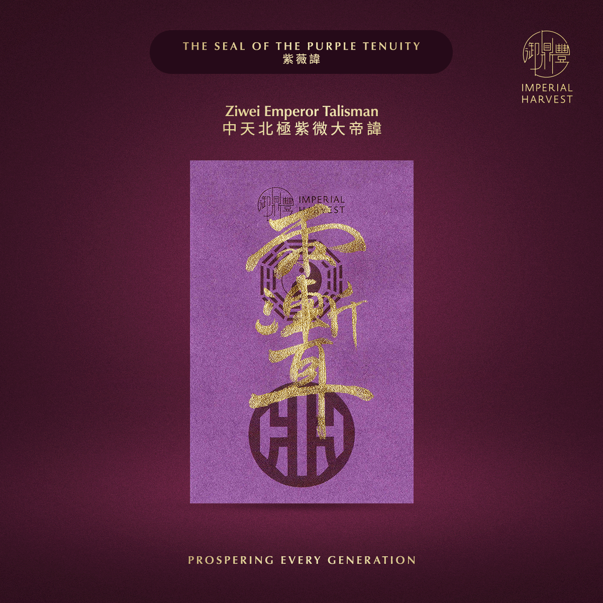 Blog 04.24 The 54 Talisman Consecration Protocol of Grand Master David Goh Talisman Ziwei Emperor 1 1