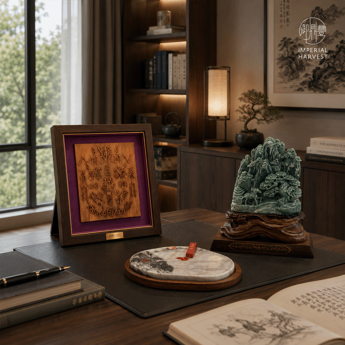 Blog 05.29 Old Mountain Sandalwood Five Wealth Gods Talisman Tablet Collection Study
