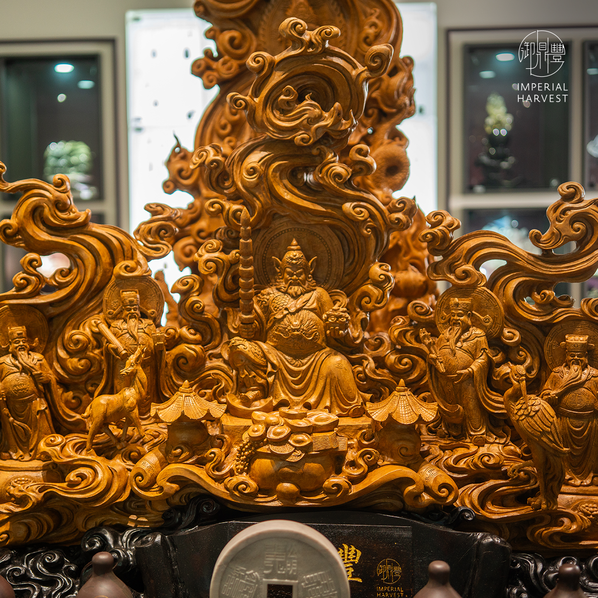 Blog 07.03 The God of Happiness Liu Hai Chan Legendary Golden Toad Blessing Ritual Red Earth Agarwood Five Wealth Gods