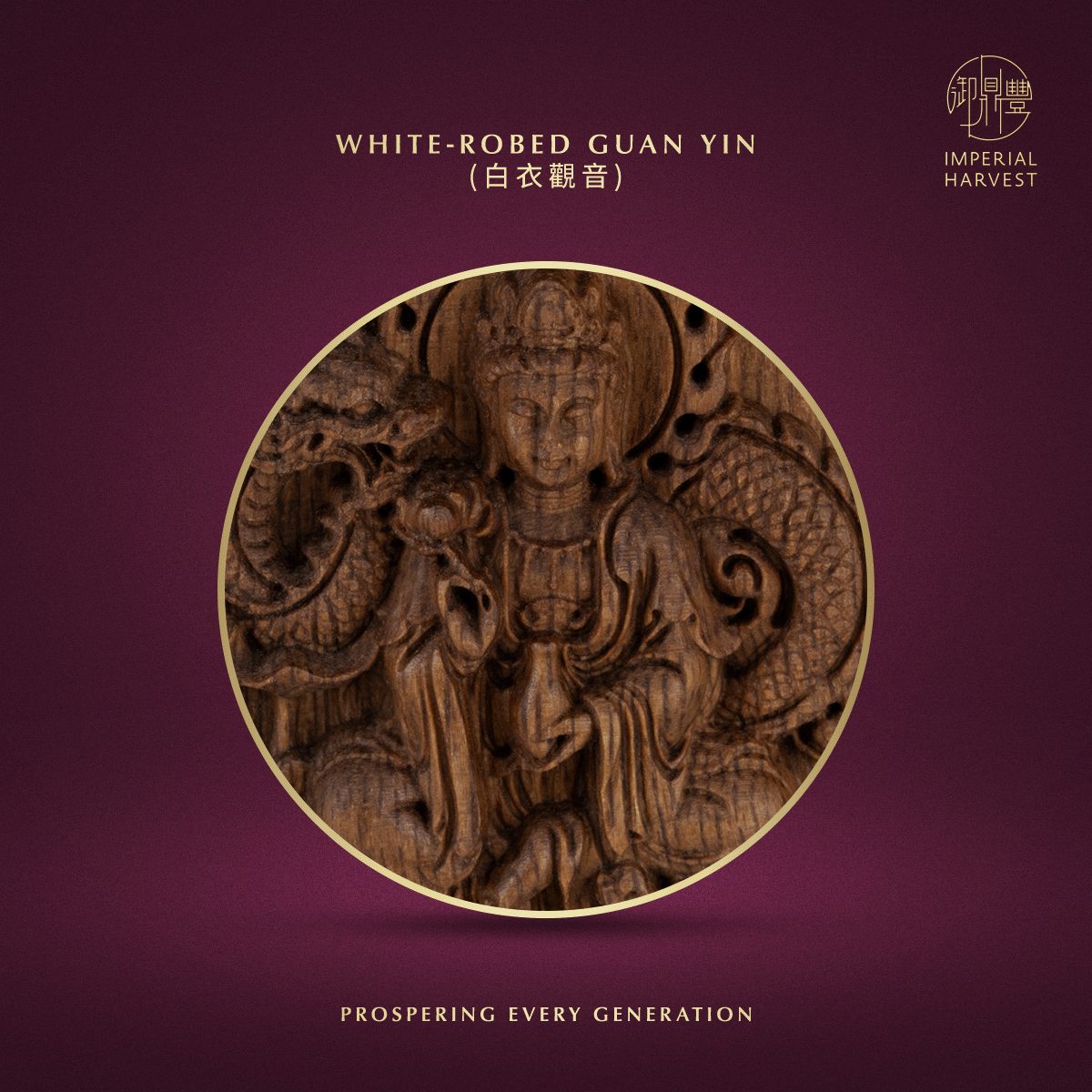 Blog 07.17 Imperial Harvest Dark Earth Agarwood Double Dragon Guan Yin Pendant White Robed Guan Yin